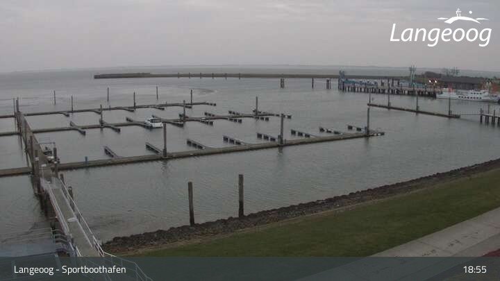 Archiv Foto Webcam Hafen Langeoog