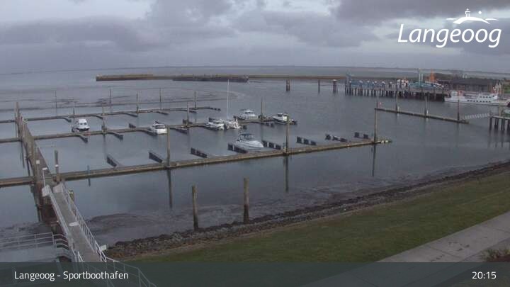 Archiv Foto Webcam Hafen Langeoog