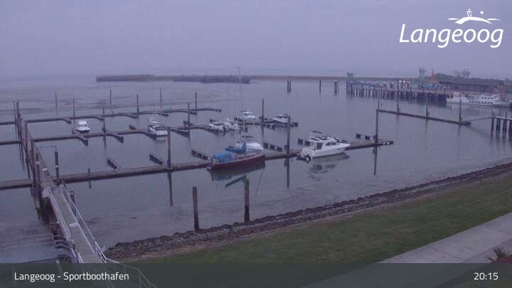 Archiv Foto Webcam Hafen Langeoog