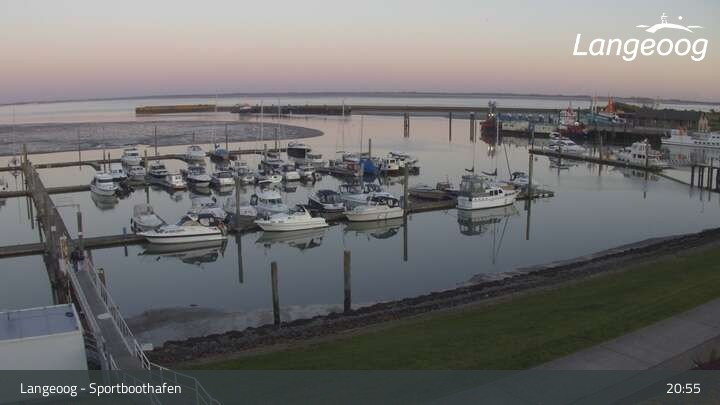 Archiv Foto Webcam Hafen Langeoog