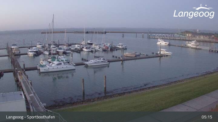 Archiv Foto Webcam Hafen Langeoog