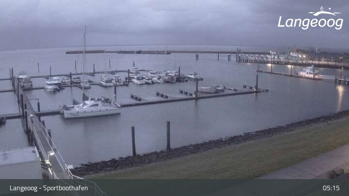 Archiv Foto Webcam Hafen Langeoog