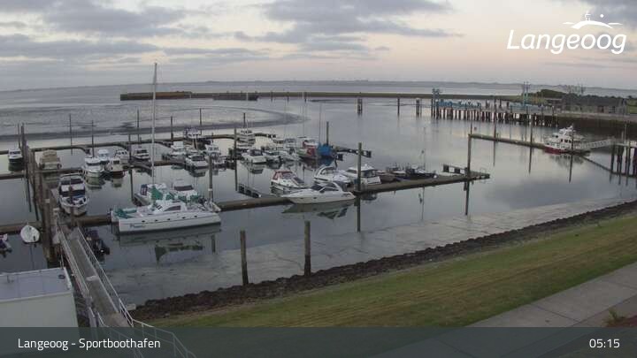 Archiv Foto Webcam Hafen Langeoog