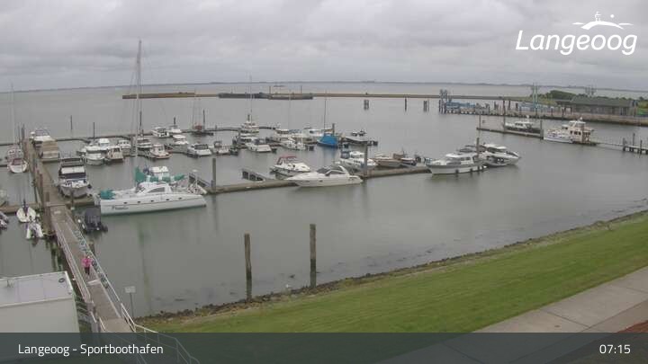 Archiv Foto Webcam Hafen Langeoog