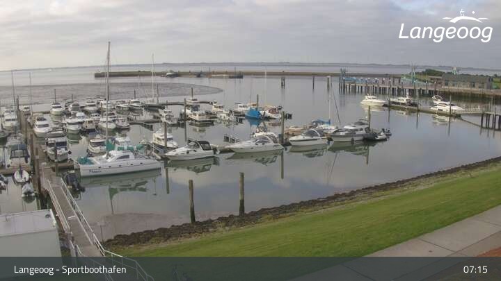 Archiv Foto Webcam Hafen Langeoog
