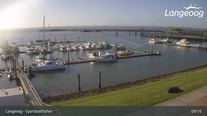 Archiv Foto Webcam Hafen Langeoog
