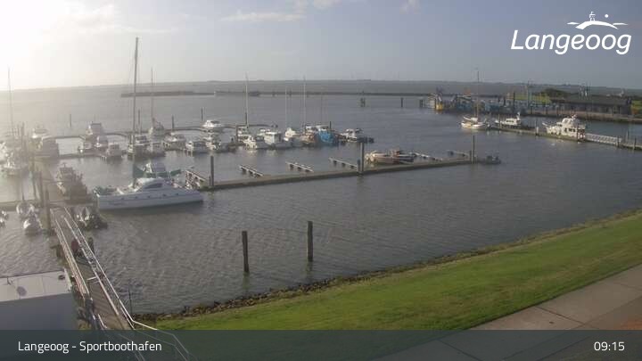 Archiv Foto Webcam Hafen Langeoog