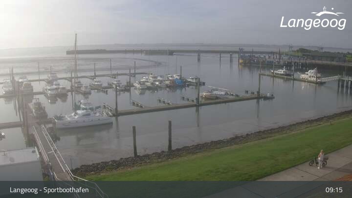 Archiv Foto Webcam Hafen Langeoog