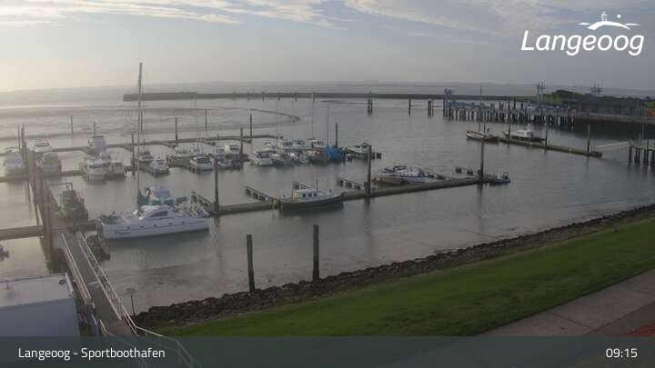 Archiv Foto Webcam Hafen Langeoog
