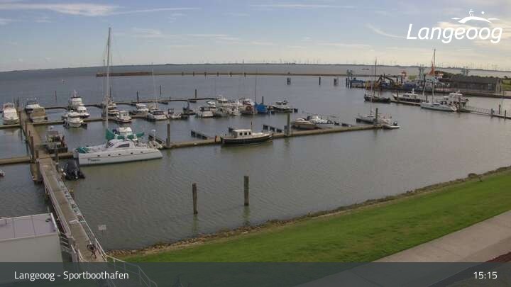 Archiv Foto Webcam Hafen Langeoog
