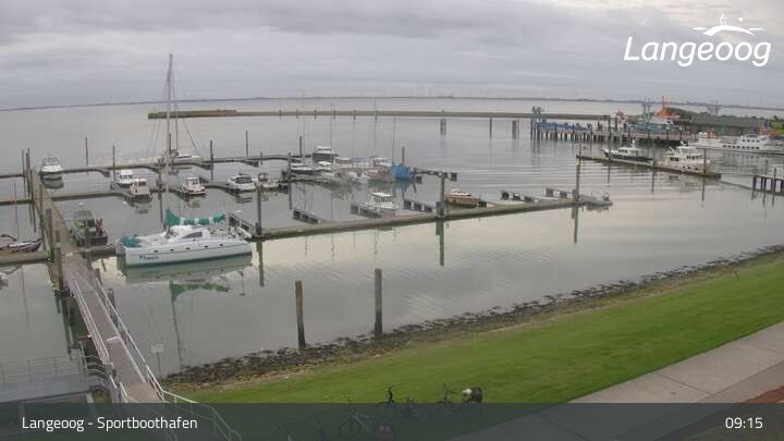 Archiv Foto Webcam Hafen Langeoog