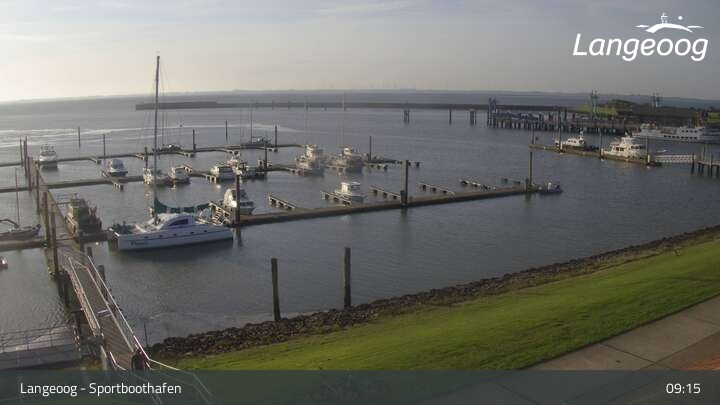 Archiv Foto Webcam Hafen Langeoog