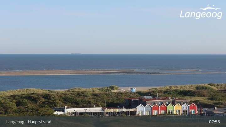 Archived image Webcam View of Langeoog Beach