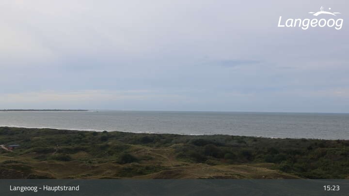 Archived image Webcam View of Langeoog Beach