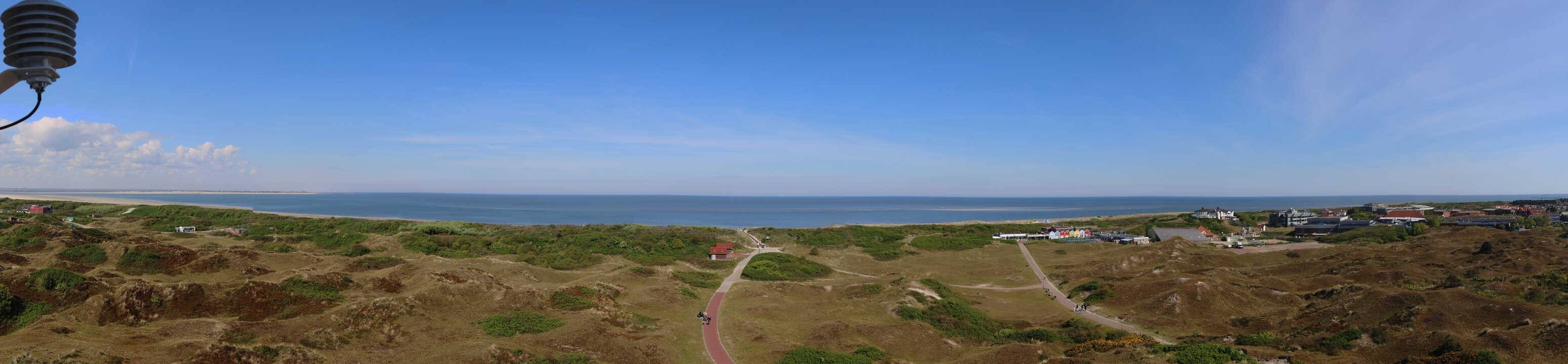 Archiv Foto Webcam Panoramablick über den Badestrand Langeoog