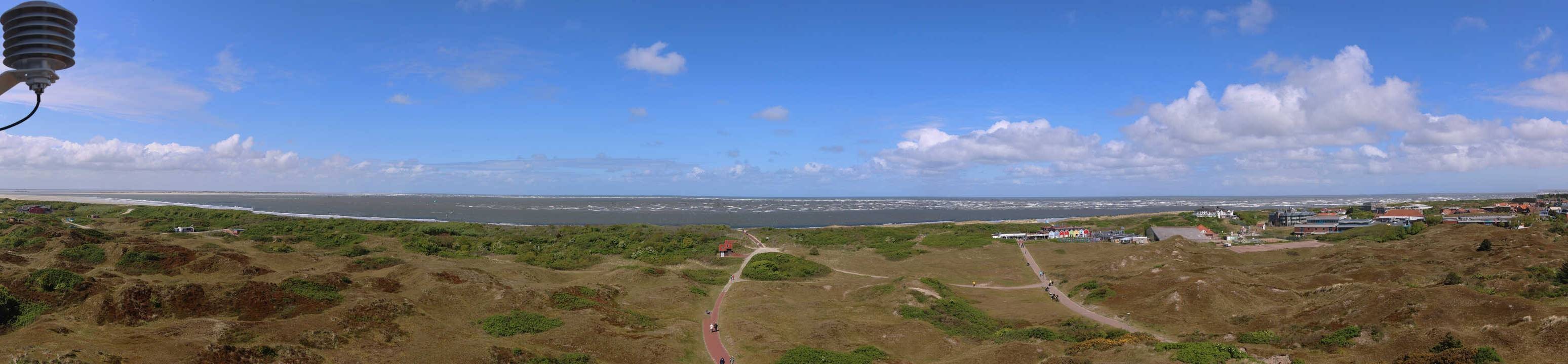 Archiv Foto Webcam Panoramablick über den Badestrand Langeoog