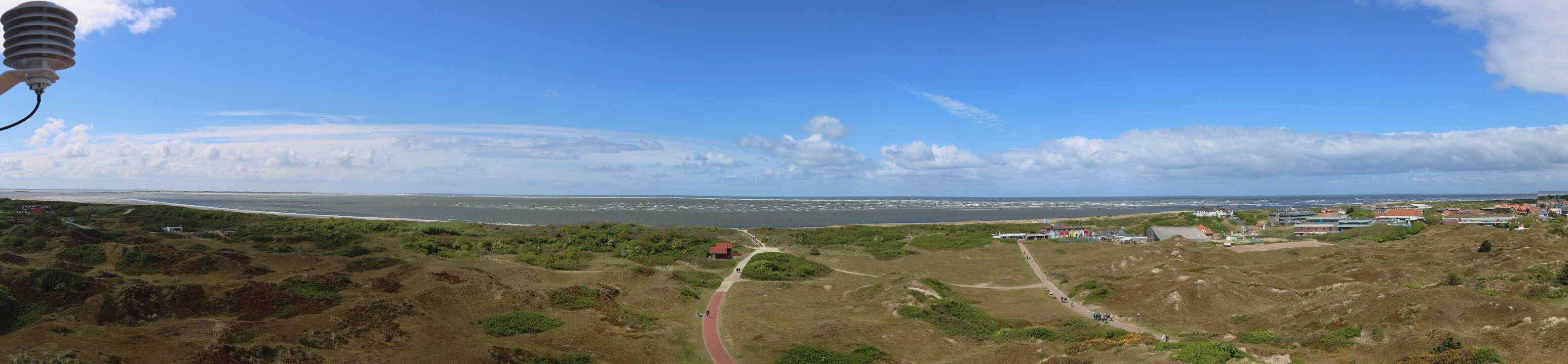 Archiv Foto Webcam Panoramablick über den Badestrand Langeoog