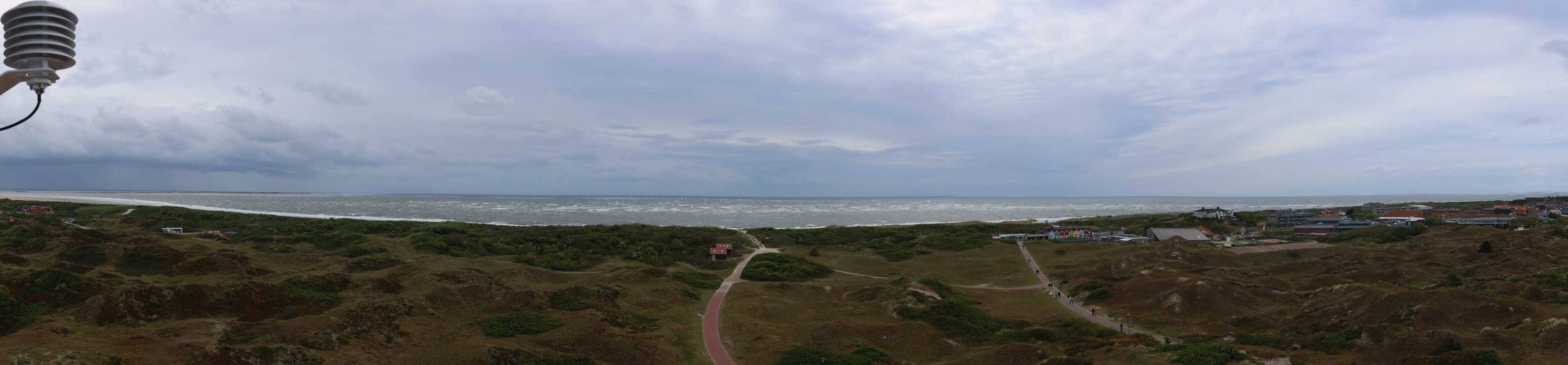 Archiv Foto Webcam Panoramablick über den Badestrand Langeoog