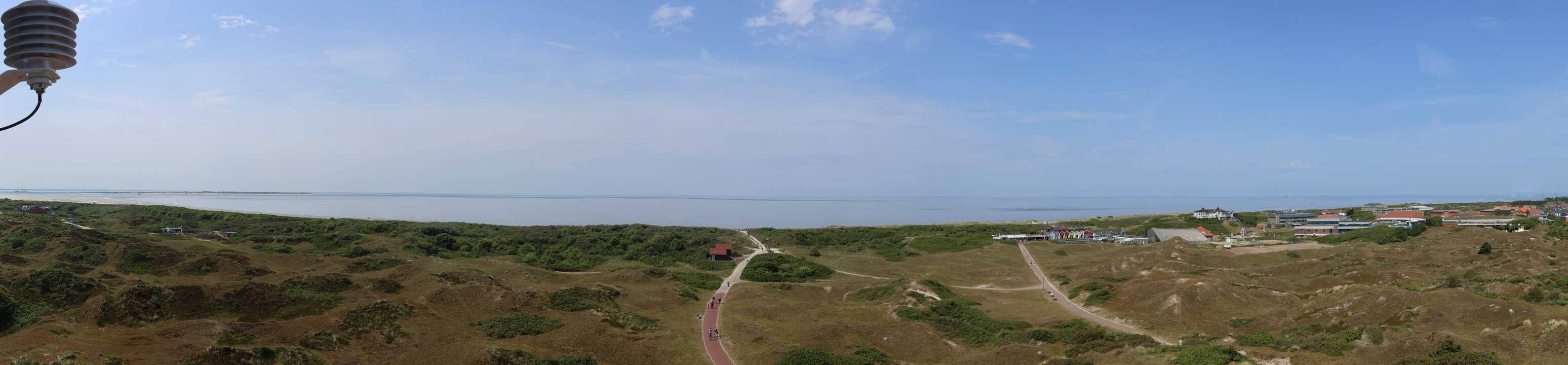Archiv Foto Webcam Panoramablick über den Badestrand Langeoog