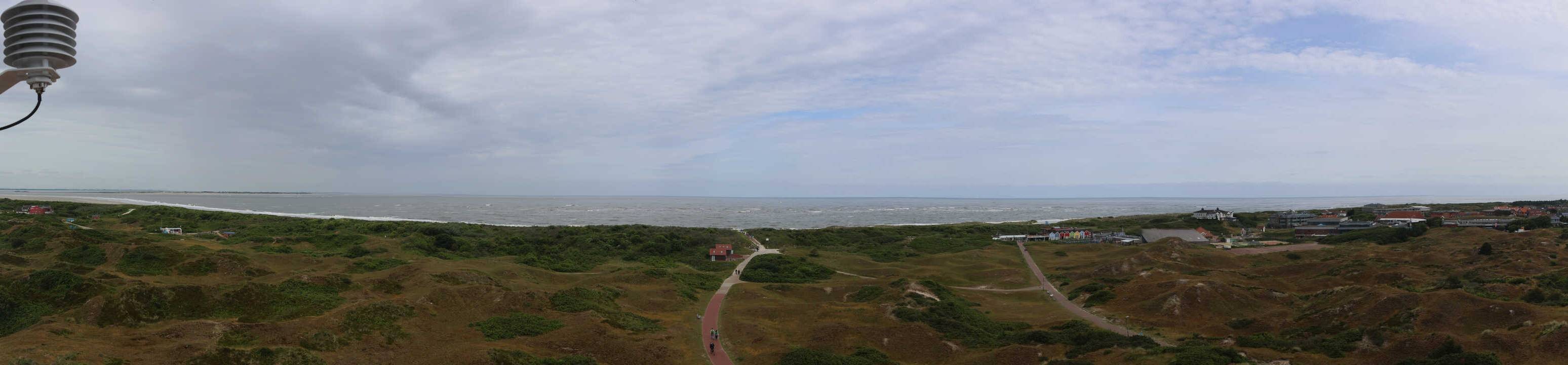 Archiv Foto Webcam Panoramablick über den Badestrand Langeoog