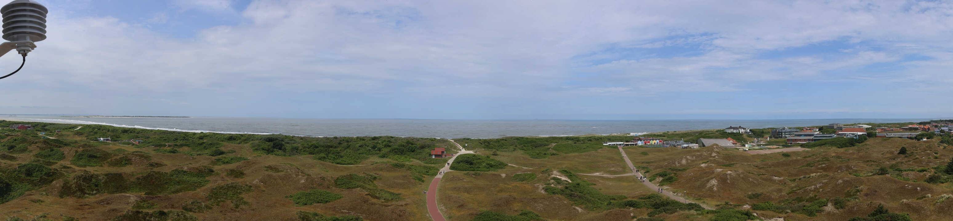 Archiv Foto Webcam Panoramablick über den Badestrand Langeoog