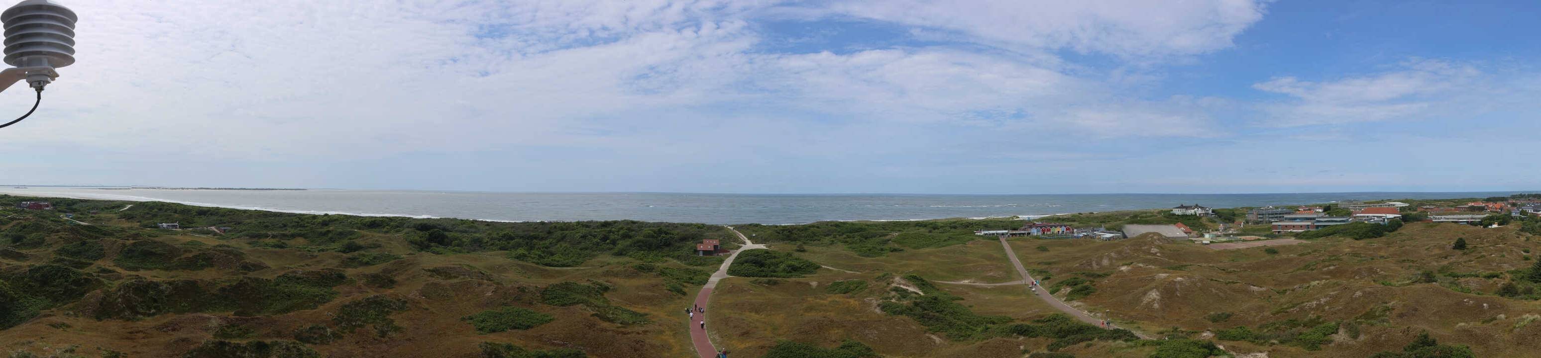 Archiv Foto Webcam Panoramablick über den Badestrand Langeoog