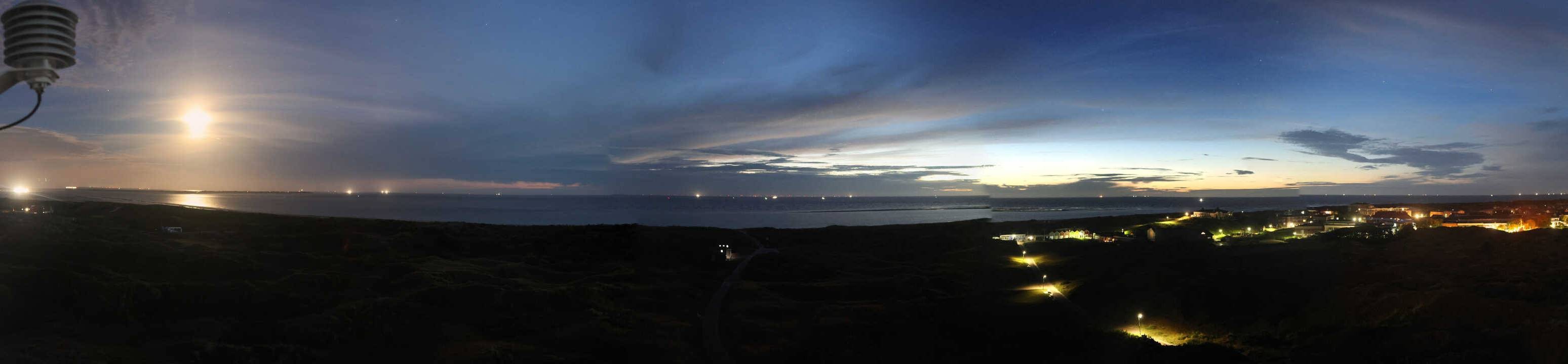 Archiv Foto Webcam Panoramablick über den Badestrand Langeoog