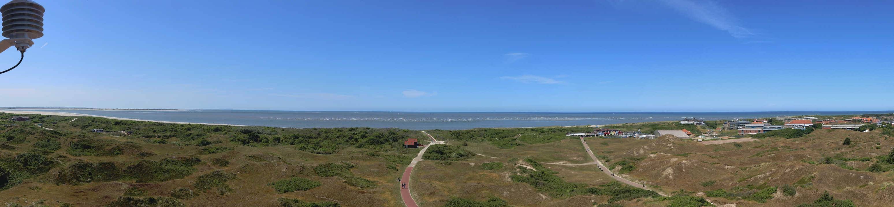 Archiv Foto Webcam Panoramablick über den Badestrand Langeoog