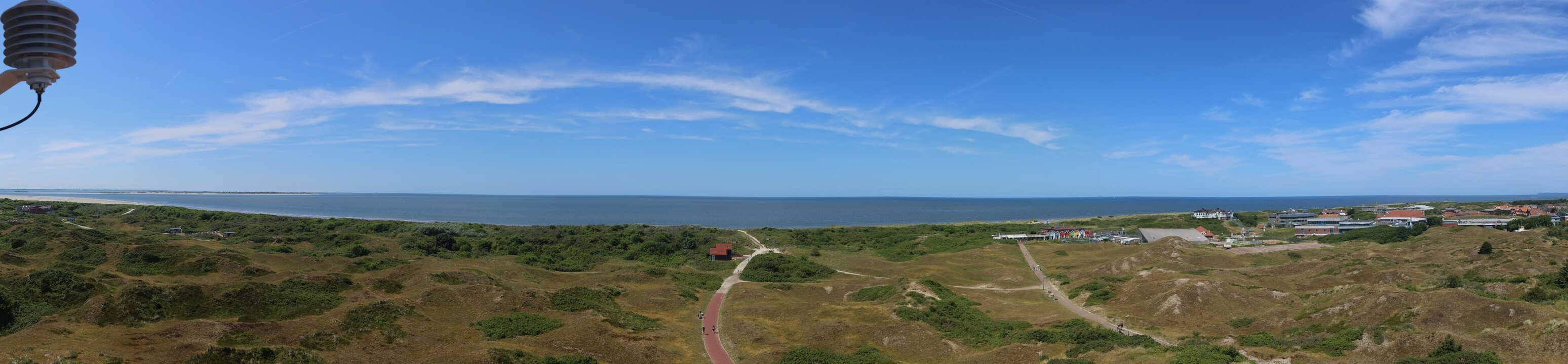 Archiv Foto Webcam Panoramablick über den Badestrand Langeoog