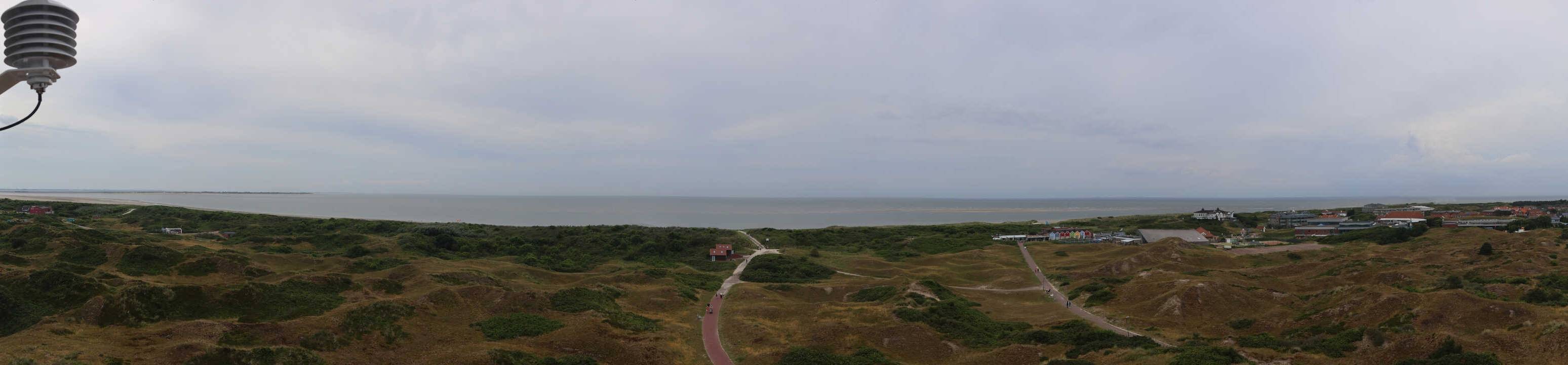 Archiv Foto Webcam Panoramablick über den Badestrand Langeoog