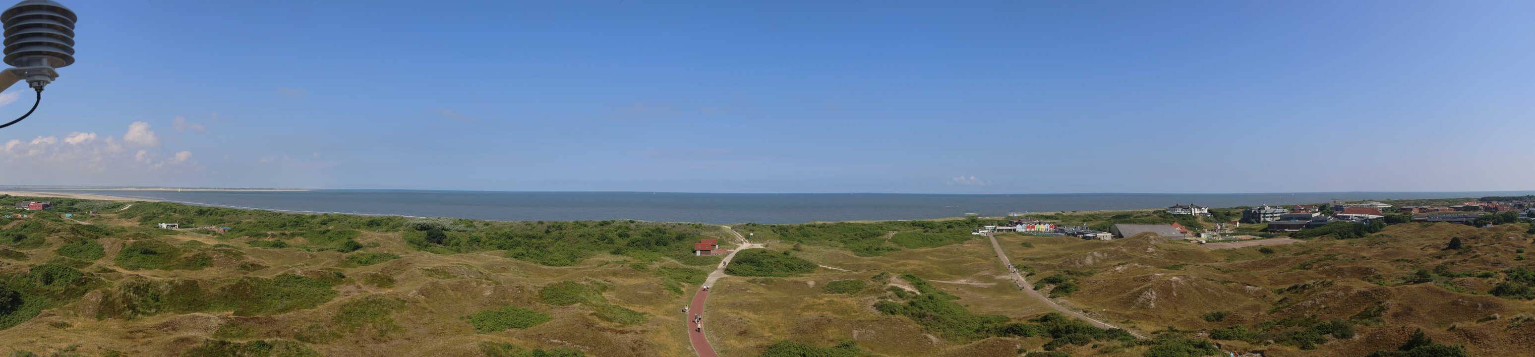 Archiv Foto Webcam Panoramablick über den Badestrand Langeoog