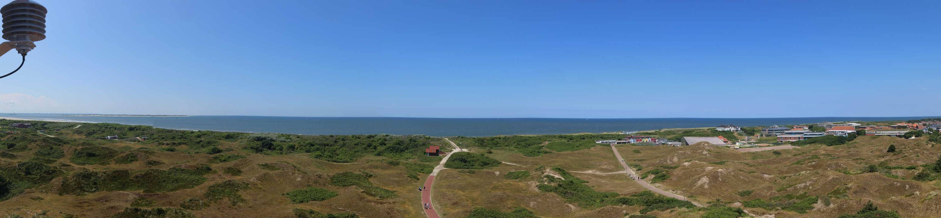 Archiv Foto Webcam Panoramablick über den Badestrand Langeoog