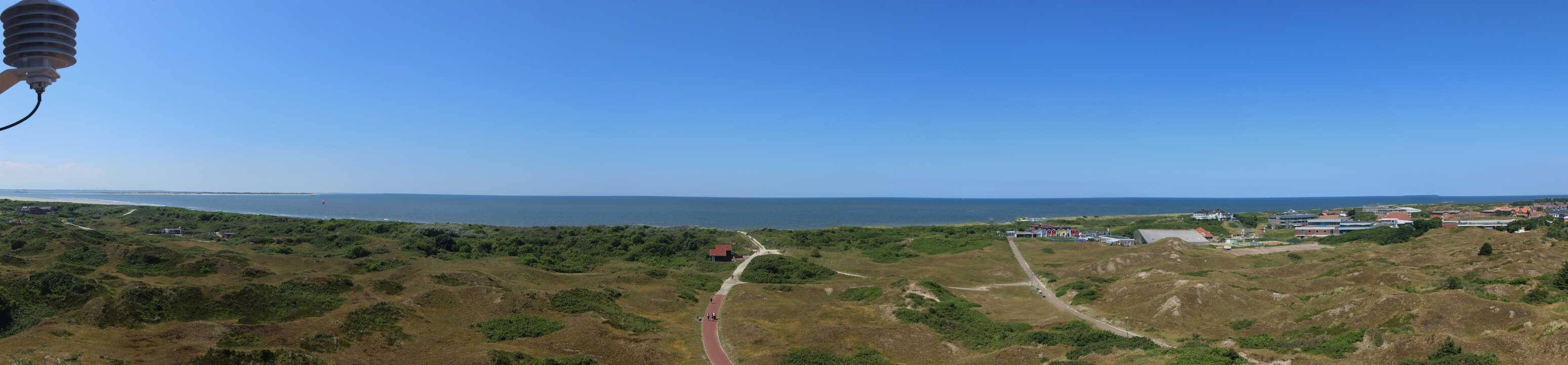 Archiv Foto Webcam Panoramablick über den Badestrand Langeoog