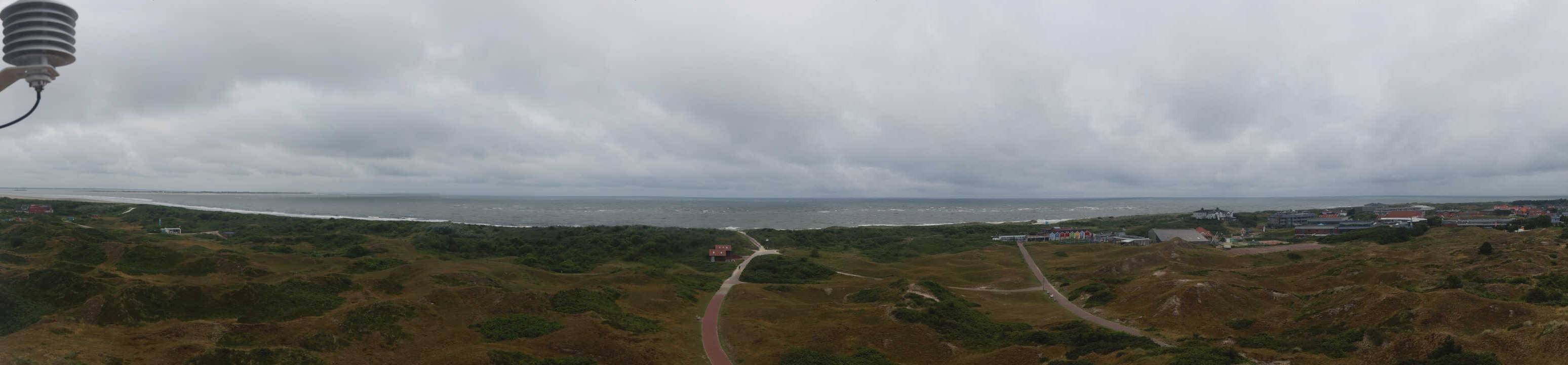 Archiv Foto Webcam Panoramablick über den Badestrand Langeoog