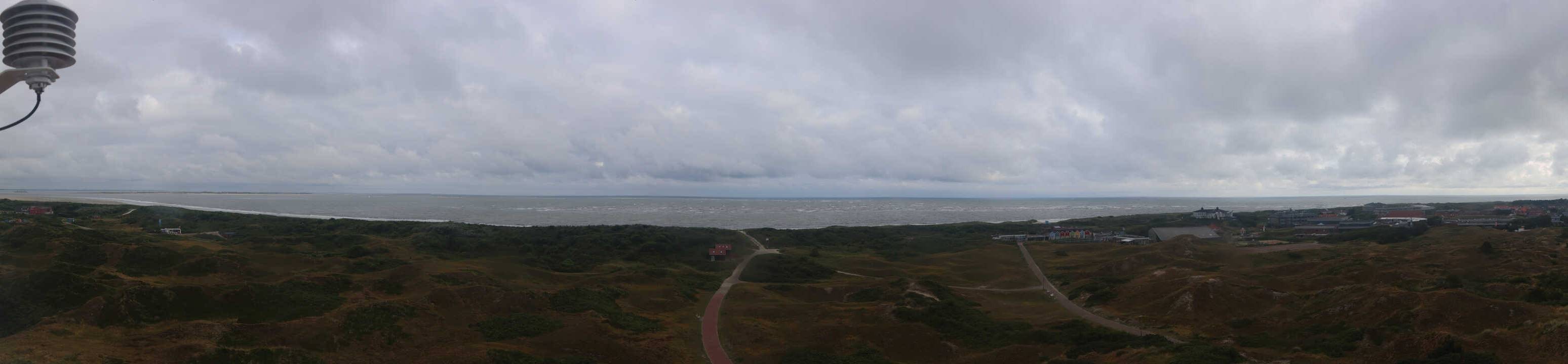 Archiv Foto Webcam Panoramablick über den Badestrand Langeoog