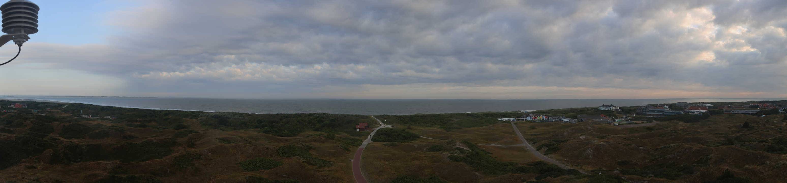 Archiv Foto Webcam Panoramablick über den Badestrand Langeoog