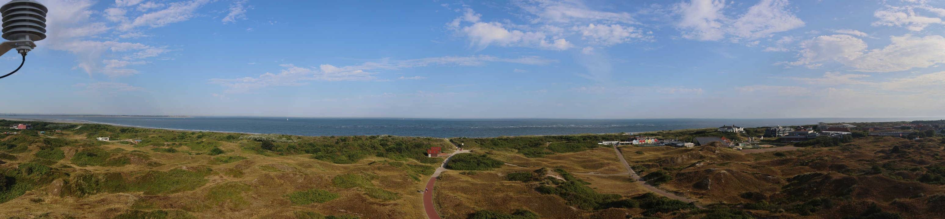 Archiv Foto Webcam Panoramablick über den Badestrand Langeoog