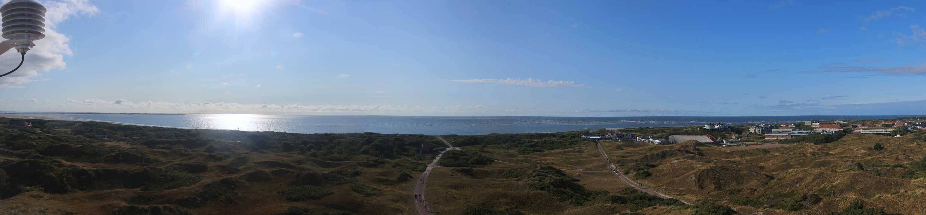 Archiv Foto Webcam Panoramablick über den Badestrand Langeoog