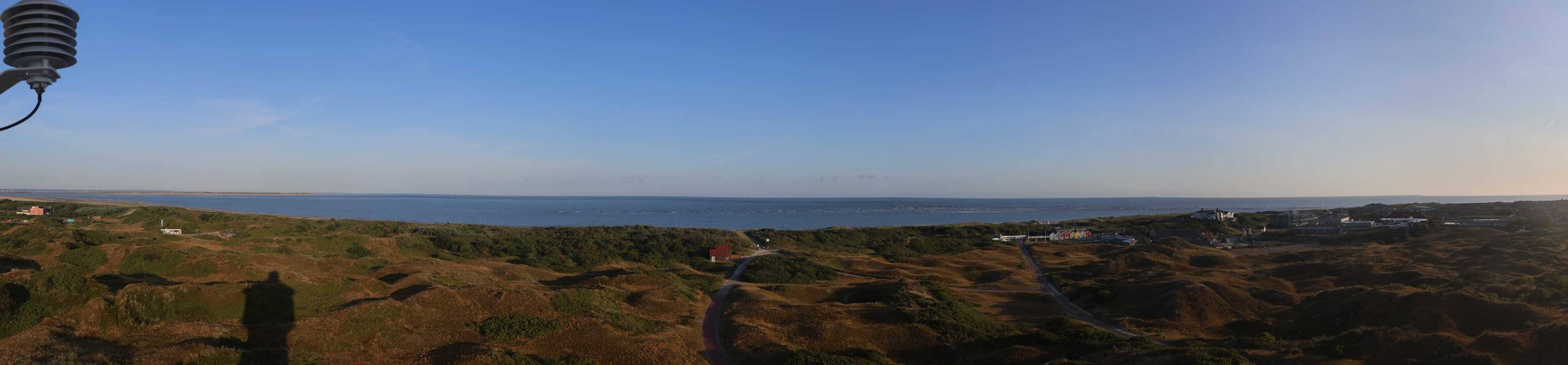 Archiv Foto Webcam Panoramablick über den Badestrand Langeoog