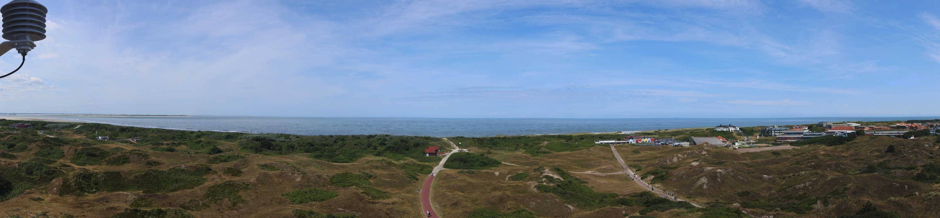 Archiv Foto Webcam Panoramablick über den Badestrand Langeoog