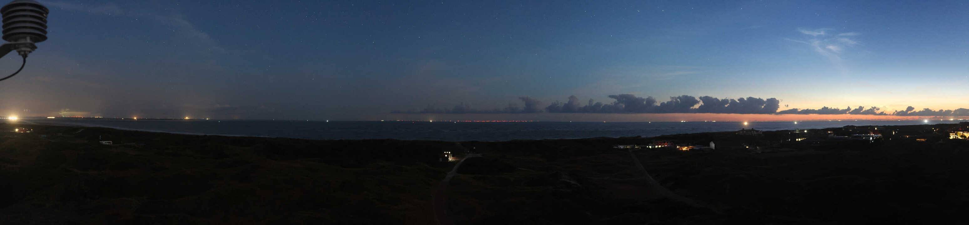 Archiv Foto Webcam Panoramablick über den Badestrand Langeoog