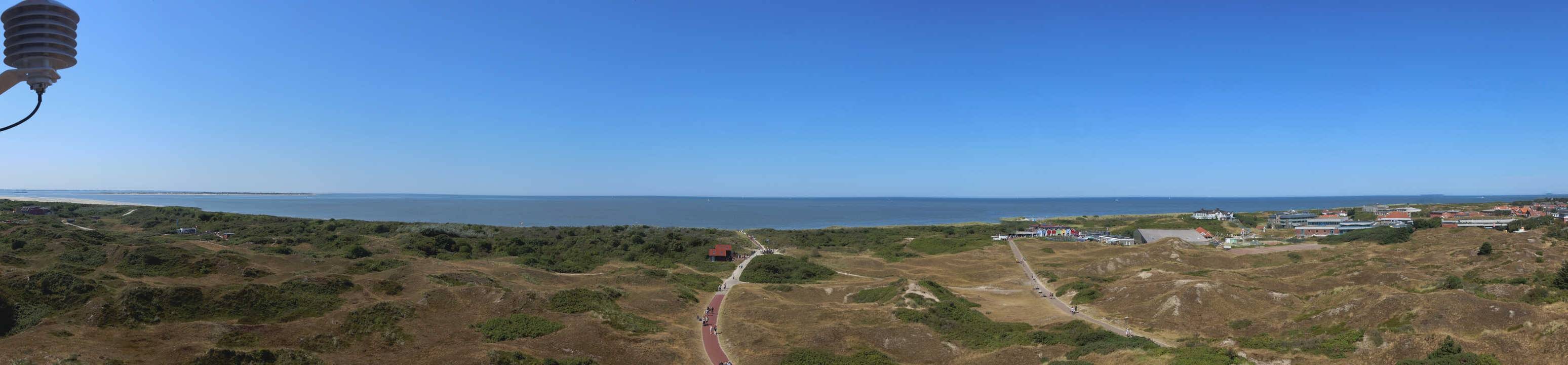 Archiv Foto Webcam Panoramablick über den Badestrand Langeoog