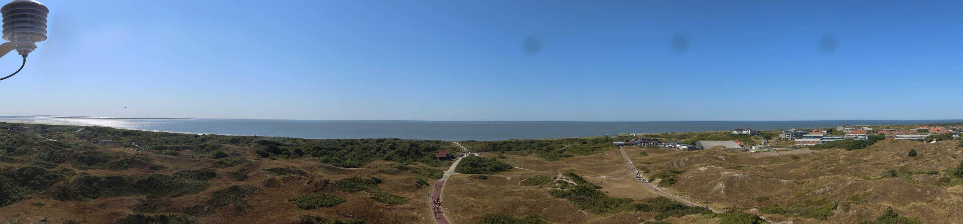 Archiv Foto Webcam Panoramablick über den Badestrand Langeoog