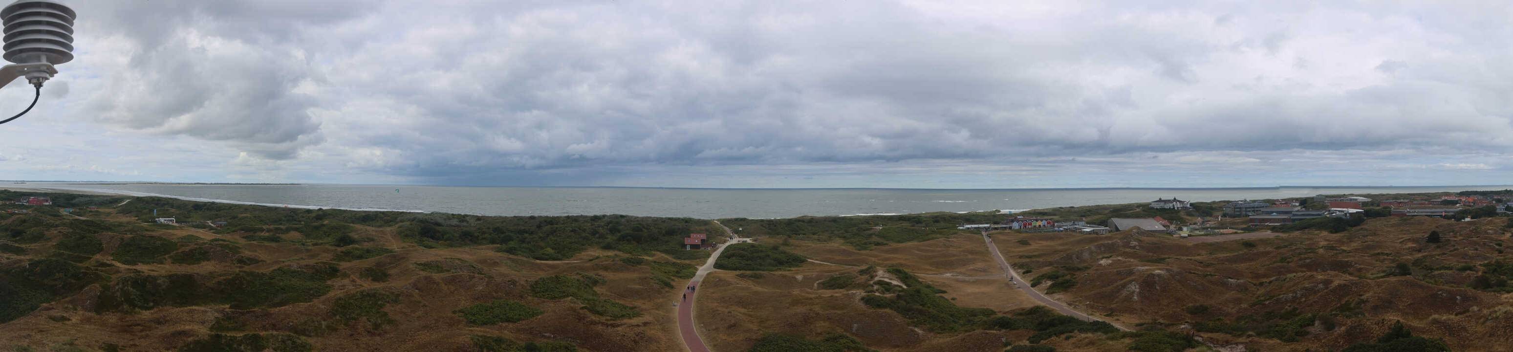 Archiv Foto Webcam Panoramablick über den Badestrand Langeoog