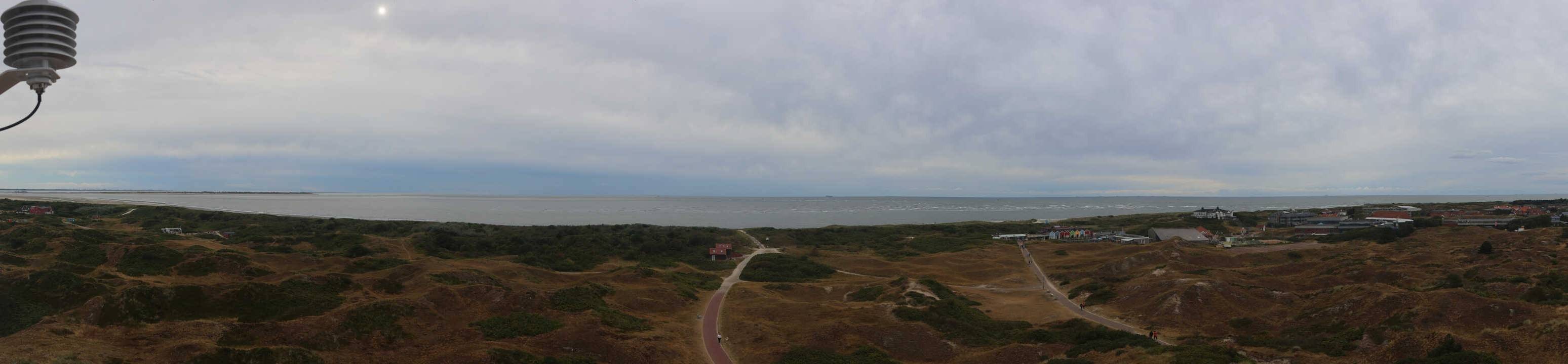 Archiv Foto Webcam Panoramablick über den Badestrand Langeoog