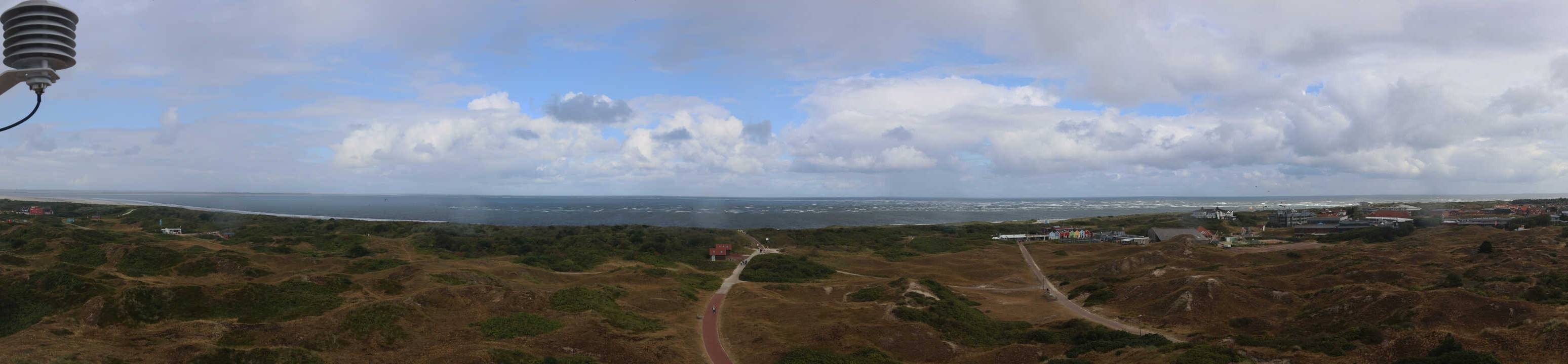 Archiv Foto Webcam Panoramablick über den Badestrand Langeoog
