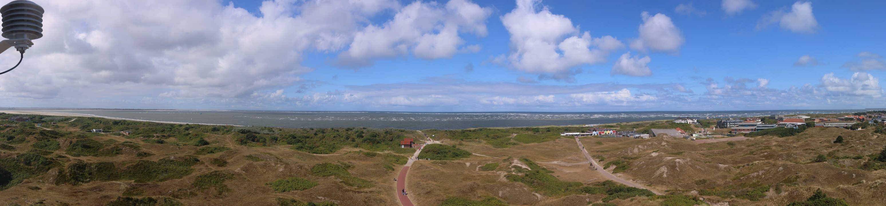 Archiv Foto Webcam Panoramablick über den Badestrand Langeoog