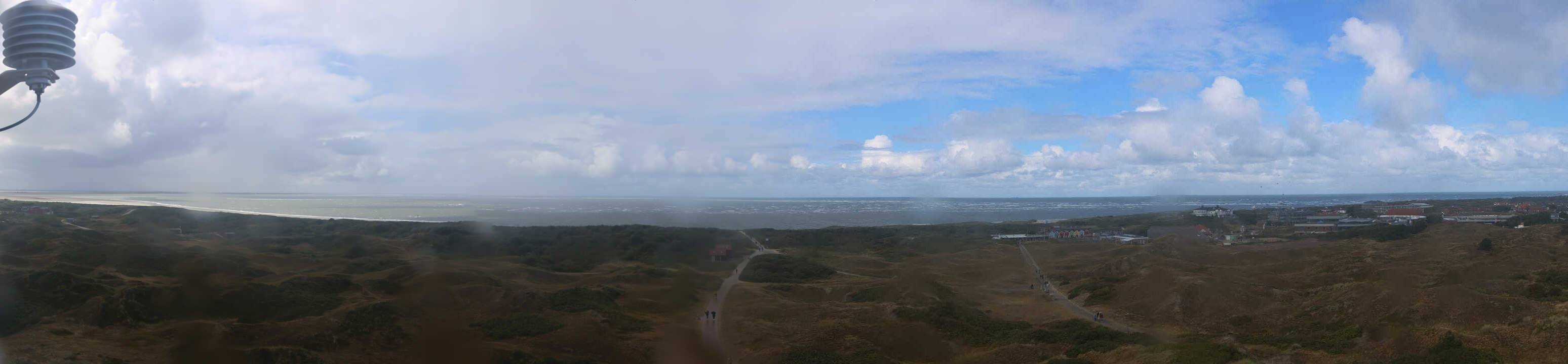 Archiv Foto Webcam Panoramablick über den Badestrand Langeoog