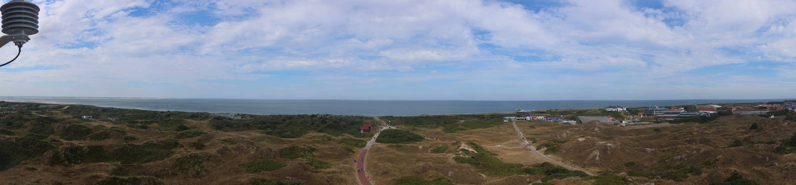 Archiv Foto Webcam Panoramablick über den Badestrand Langeoog