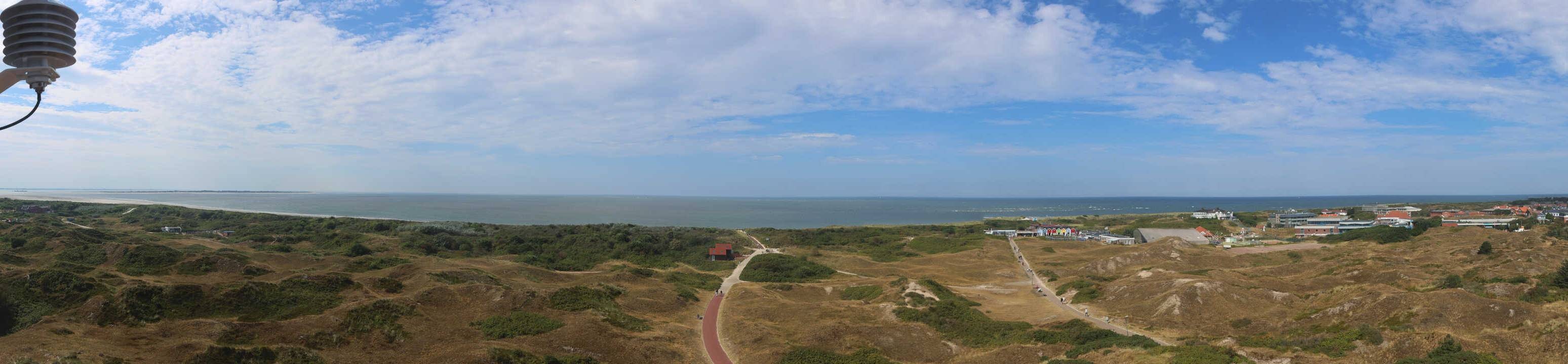 Archiv Foto Webcam Panoramablick über den Badestrand Langeoog